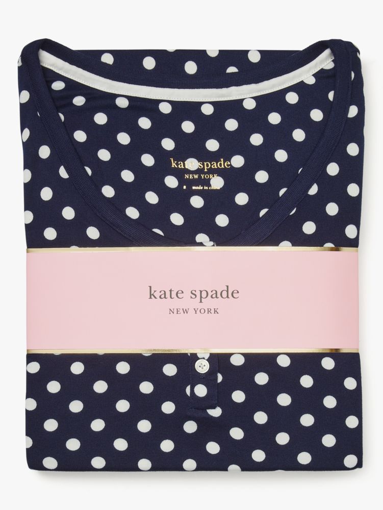 Kate Spade,Jogger PJ Set,Navy Lady Dot