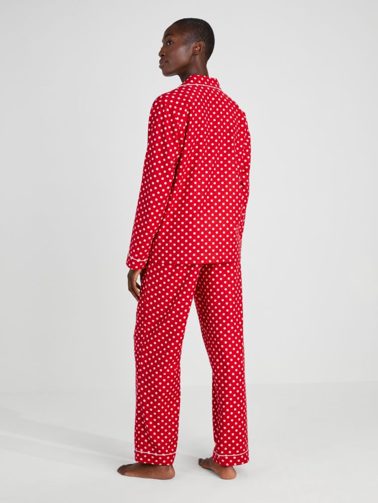 Kate Spade,Flannel Long PJ Set,