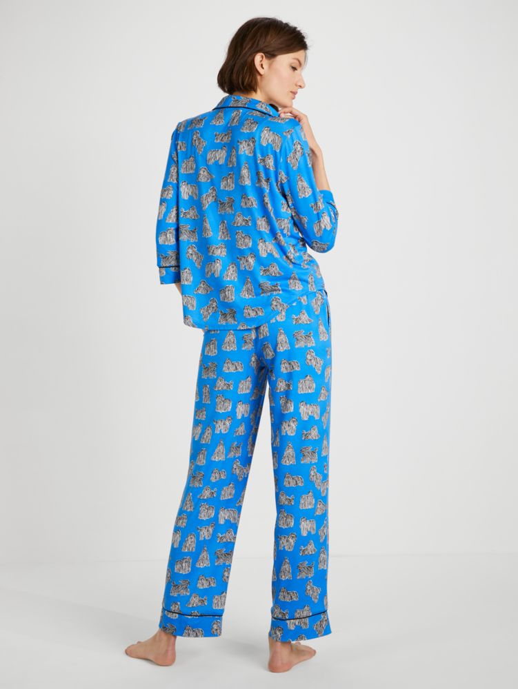 Kate Spade,Long PJ Set,Show Dogs Print