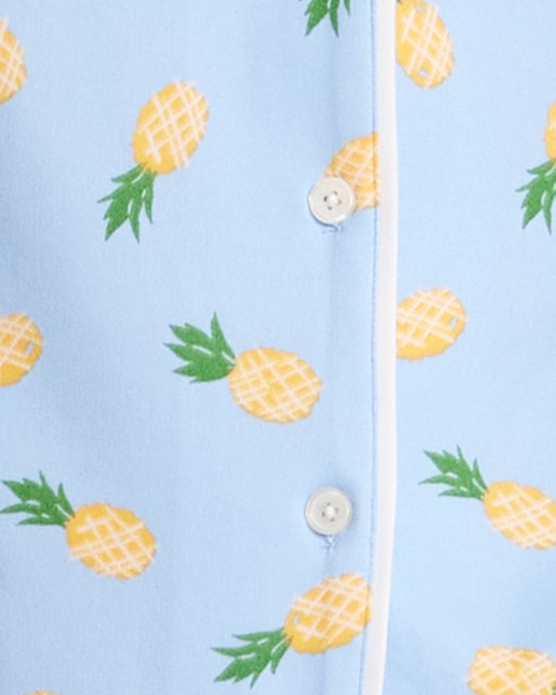 Kate Spade,Crop PJ Set,Pineapple Toss