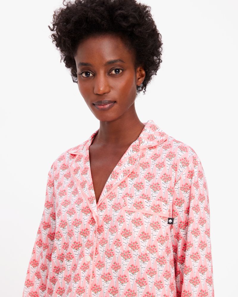 Kate Spade,Long Pj Set,Multi Color