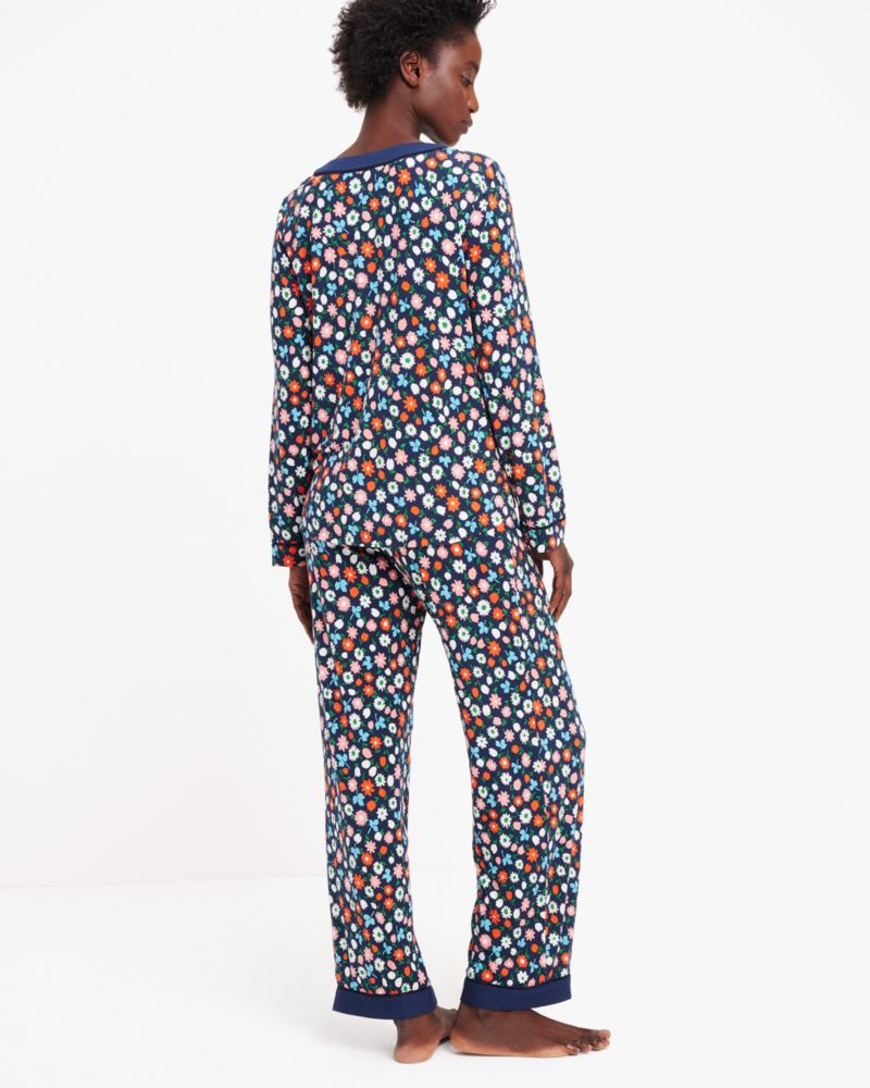 Kate Spade,Long PJ Set,Autumn Ditsy Print