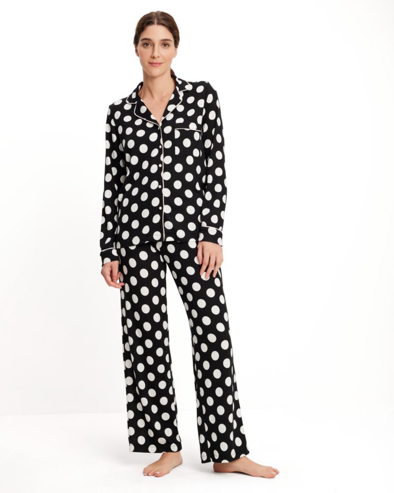 Kate Spade,Long PJ Set,La Pavillion Dot