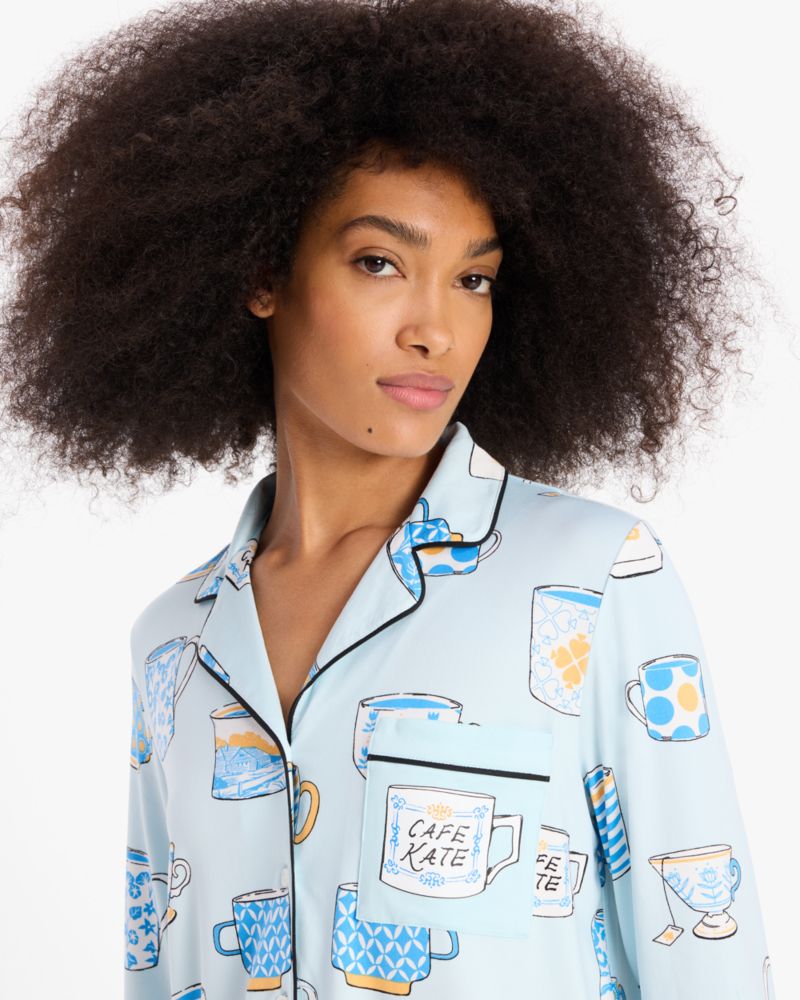 Kate Spade,Long Pj Set,Blue