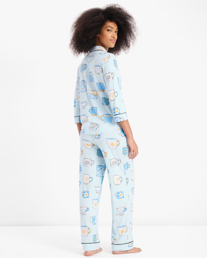 Kate Spade,Long Pj Set,Blue