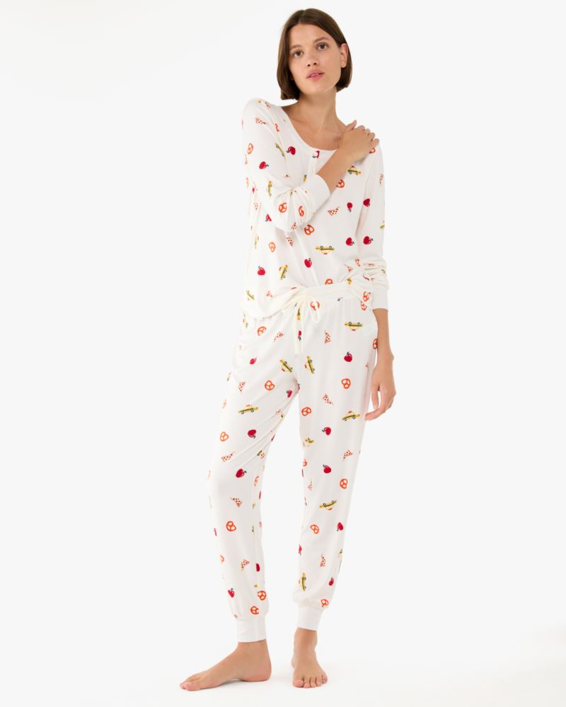 Kate Spade,Henley Jogger Pajamas,