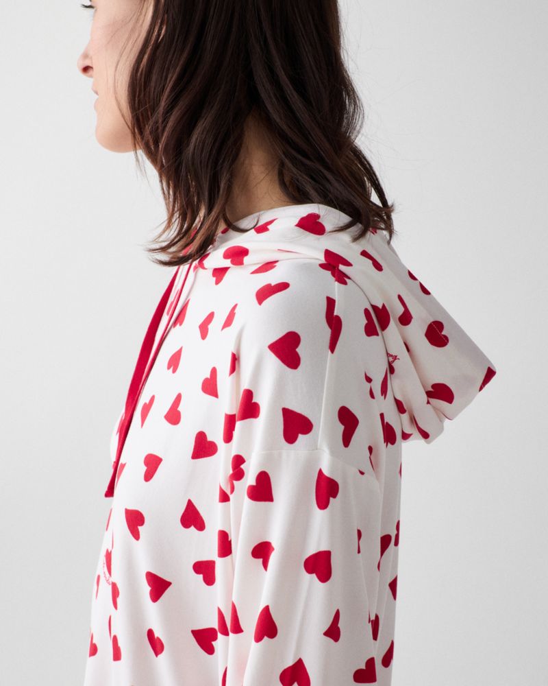 Kate Spade,Valentine's Hooded Sleep Set,