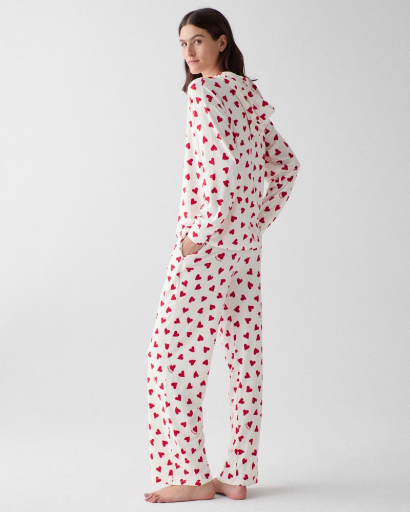 Kate Spade,Valentine's Hooded Sleep Set,