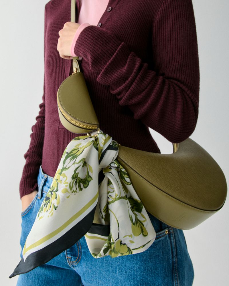 Kate Spade,Floral Toile Silk Square Scarf,