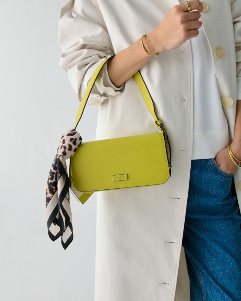 Kate Spade,Downtown Leopard Silk Square Scarf,