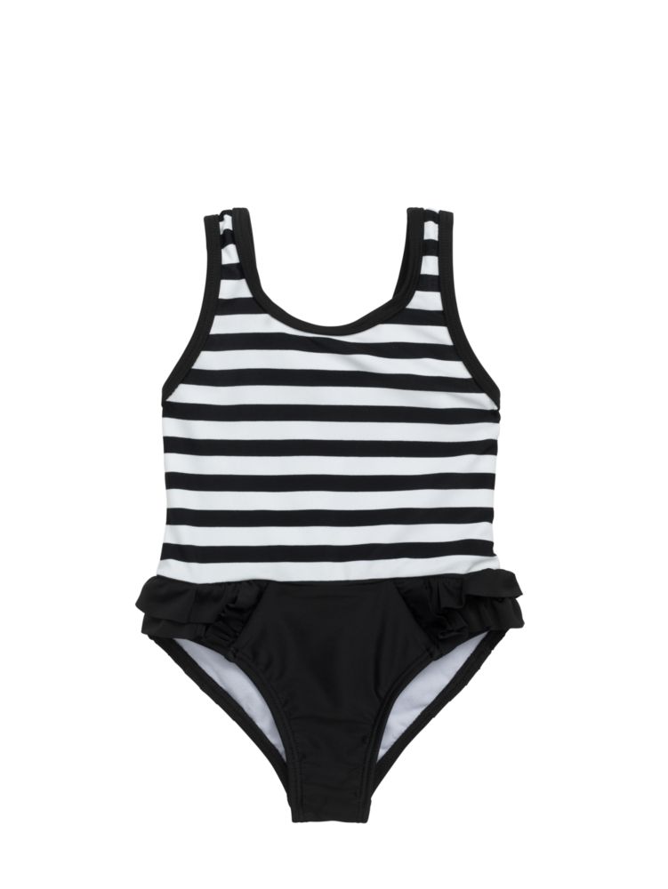 Babies' Stripe Ruffle One Piece, , Product