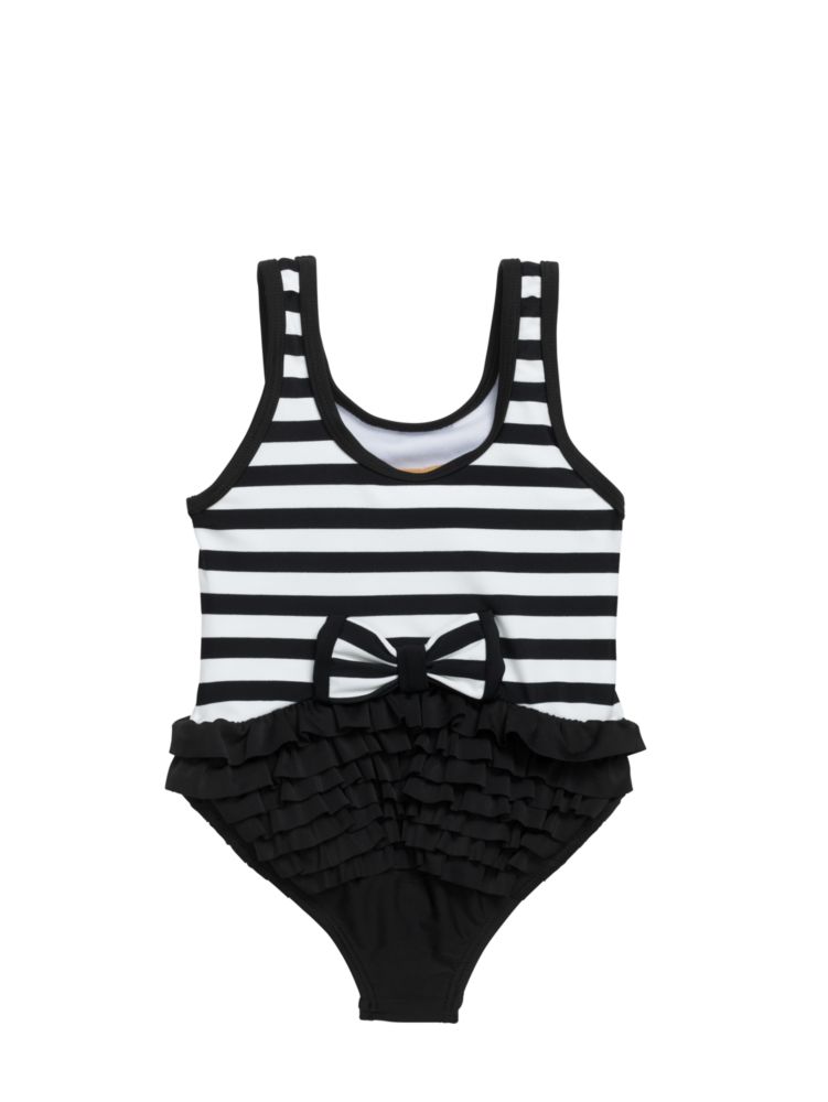 Babies' Stripe Ruffle One Piece, , Product