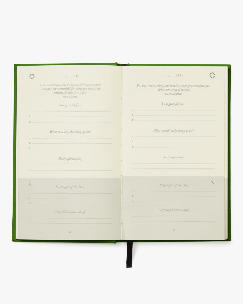 Kate Spade,The Five Minute Journal,Green