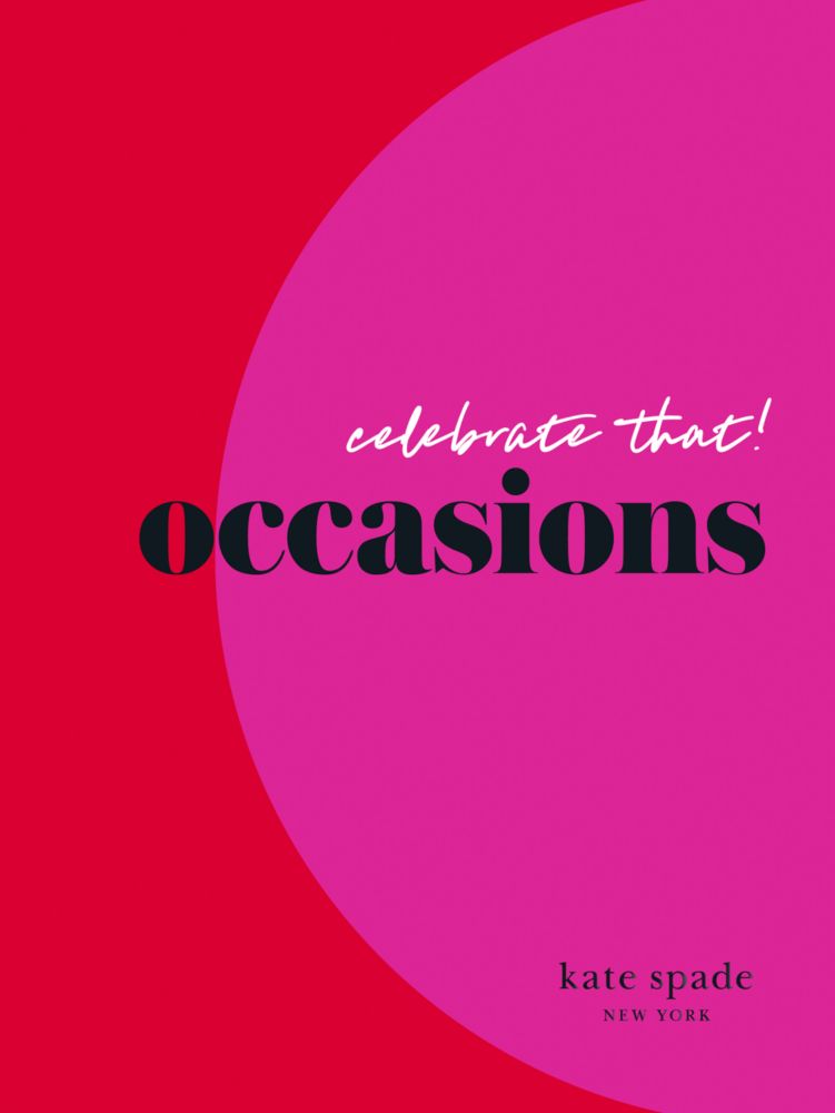 Kate Spade,Celebrate That! Occasions Book,home accents & décor,White