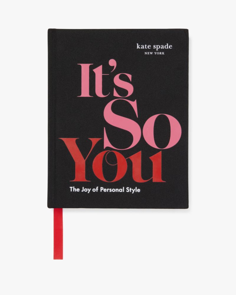 Kate Spade,It's So You: The Joy of Personal Style Book,Black