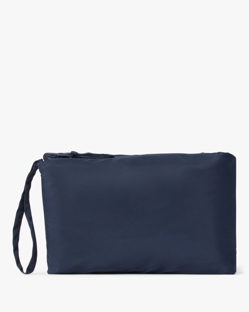 Kate Spade,Packable Anorak,Jacket,Tie Belt,Packable,Casual,Navy