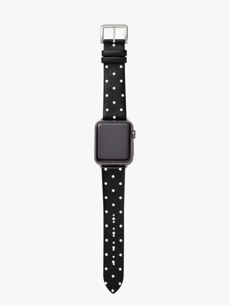 Black Dot Leather 38/40mm band For Apple Watch®, , Product