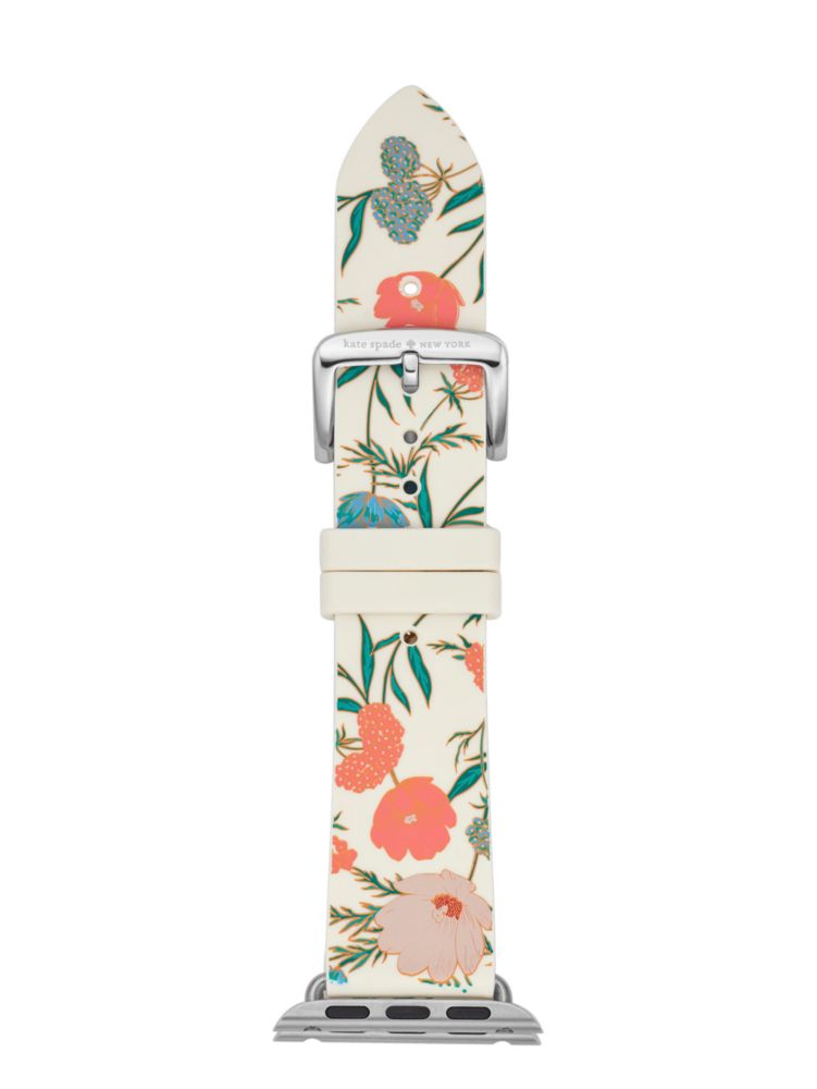 Silicone Apple Watch® Strap, Parchment., Product