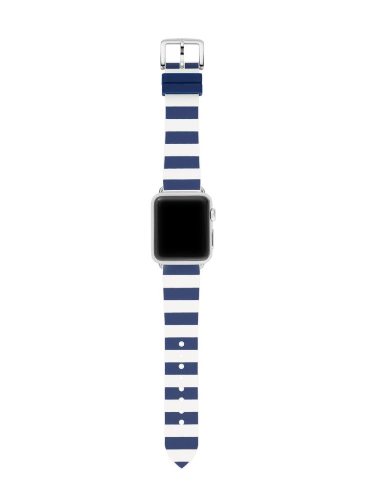 Striped Silicone 38/40mm Band For Apple Watch®, , Product