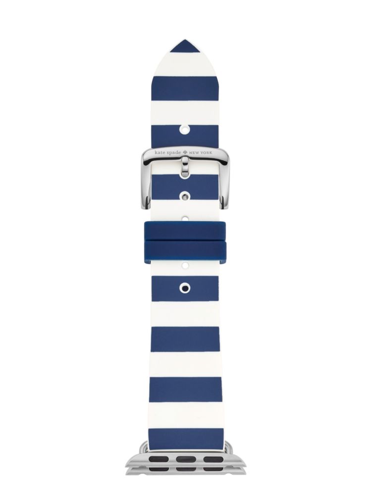 Striped Silicone 38/40mm Band For Apple Watch®, , Product