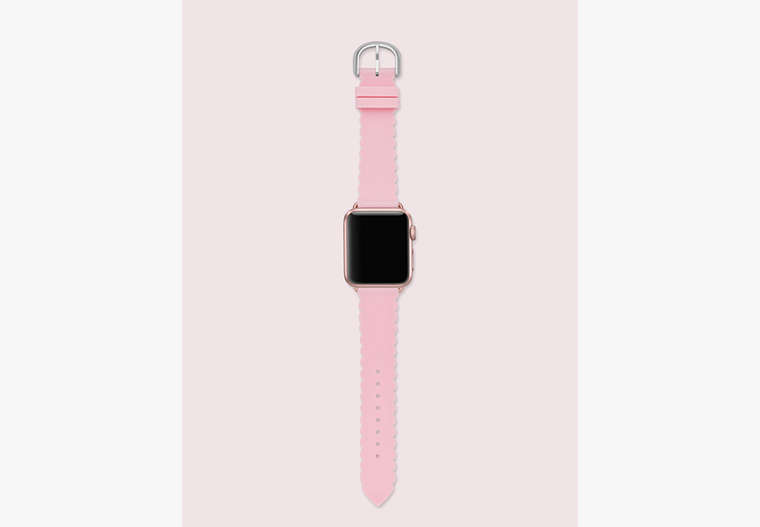 Pink Scallop Silicone 38/40mm Band For Apple Watch®, , Product