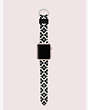 Kate Spade,spade flower silicone 38/40mm apple watch® strap,Black