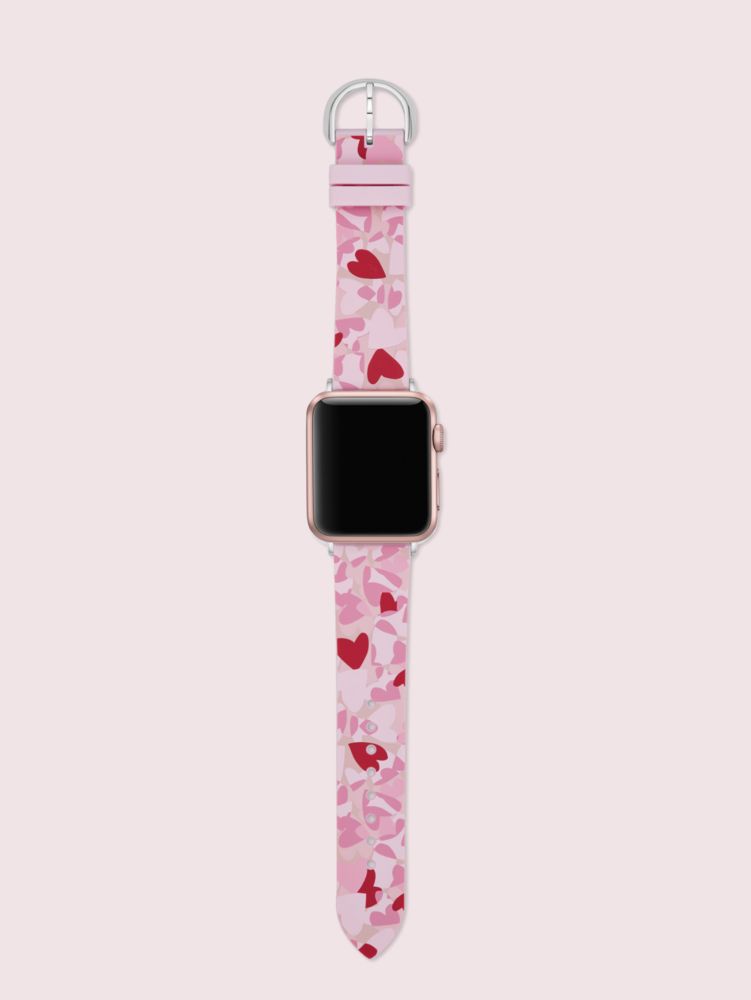 Pink Heart Silicone 38/40mm Band For Apple Watch® | Kate Spade New 