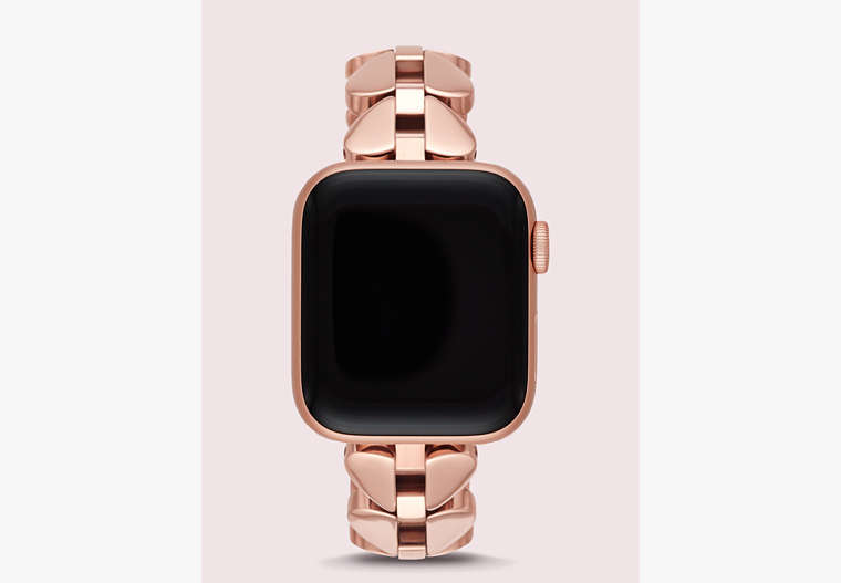Kate Spade,annadale spade link stainless steel 38/40mm band for apple watch®,watch straps,Rose Gold image number 0