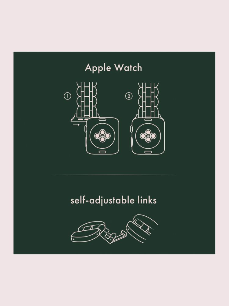 Kate Spade,Annadale Spade Link Stainless Steel 38/40mm Band For Apple Watch®,