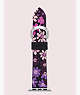Kate Spade,black floral-print silicone 38/40mm band for apple watch®,watch straps,Multi