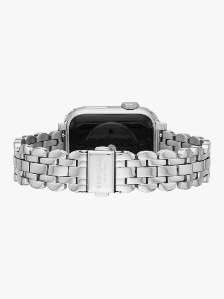 Silver Scallop Link Stainless Steel Bracelet 38/40mm Band For Apple Watch