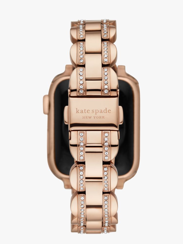 Rose Gold Pavé Scallop Link 38/40 Mm Band For Apple Watch®