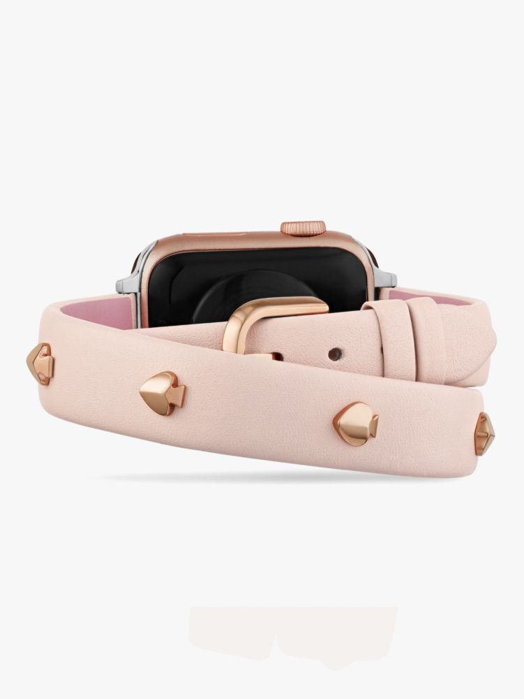 Blush Double Wrap Leather 38/40mm Band For Apple Watch® | Kate 