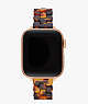 Kate Spade,tortoiseshell acetate 38/40mm band for apple watch®,watch straps,Leopard