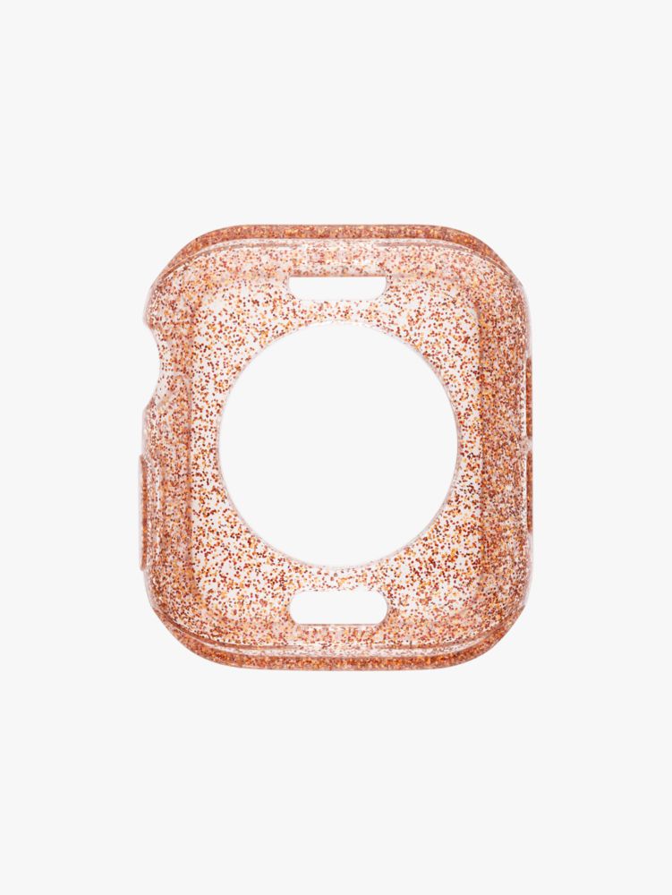 Kate Spade,rose gold glitter 40mm case for apple watch®,watch straps,Rose Gold