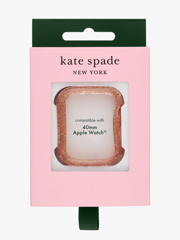 Kate Spade,Rose Gold Glitter 40mm Case For Apple Watch®,