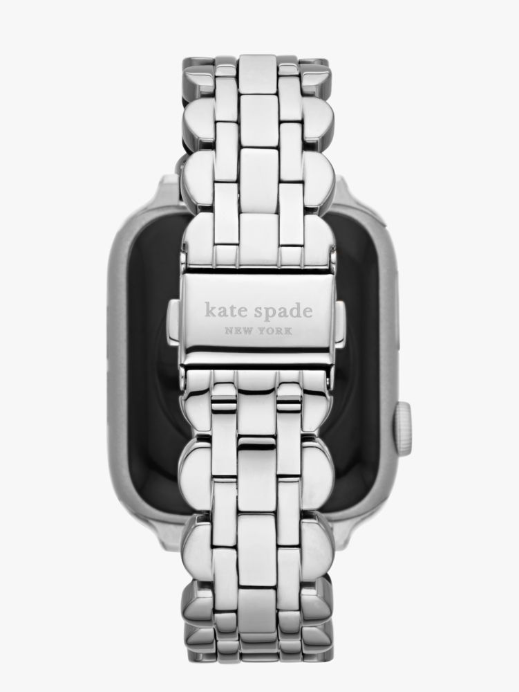 Kate Spade,Scallop Link Stainless Steel Bracelet 42/44/45mm Band for Apple Watch®,watch straps,Silver