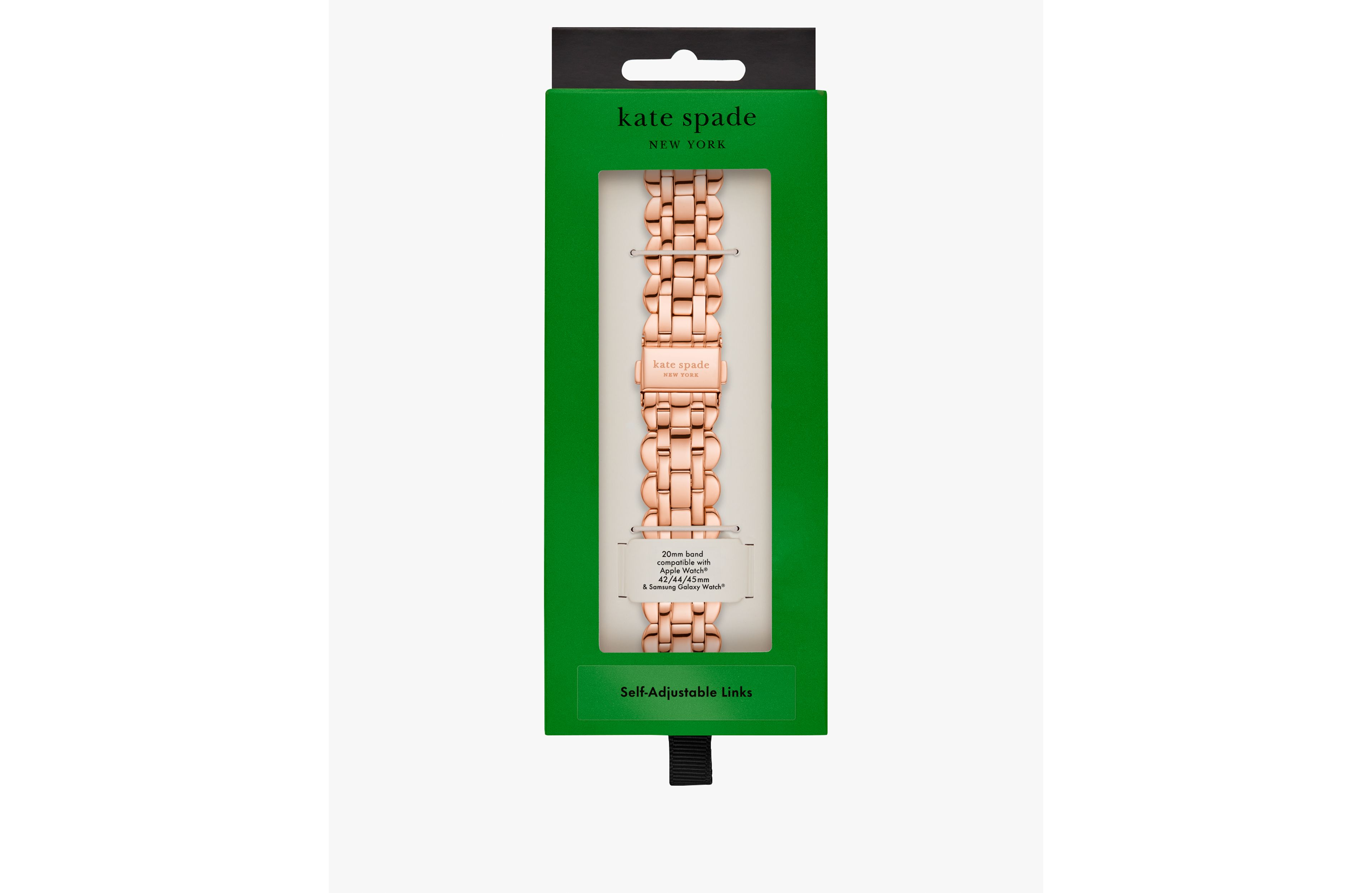 Rose Gold-tone Scallop Link Stainless Steel Bracelet 42/44/45mm Band For Apple Watch®