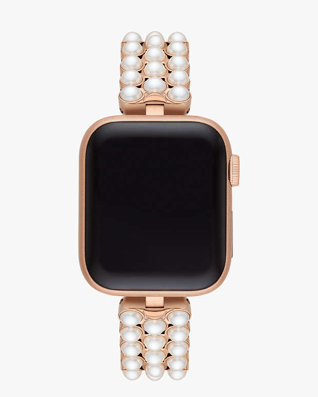Pearl Gold Tone Stainless Steel 38/40mm Band For Apple Watch®