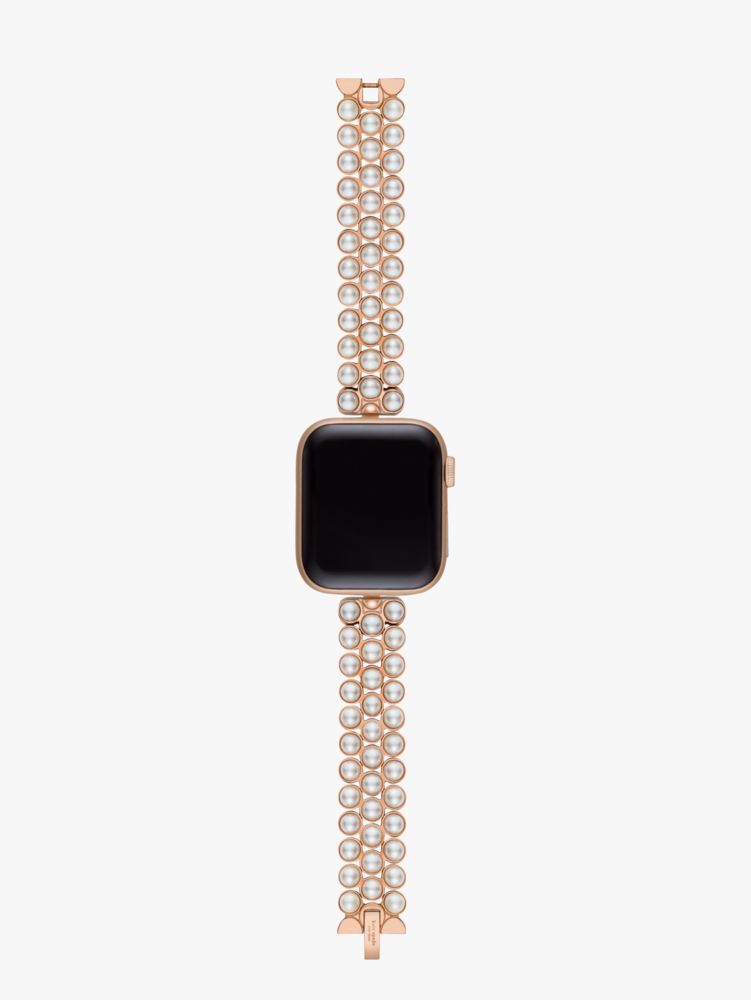 Pearl Gold-tone Stainless Steel 38/40mm Band For Apple Watch®