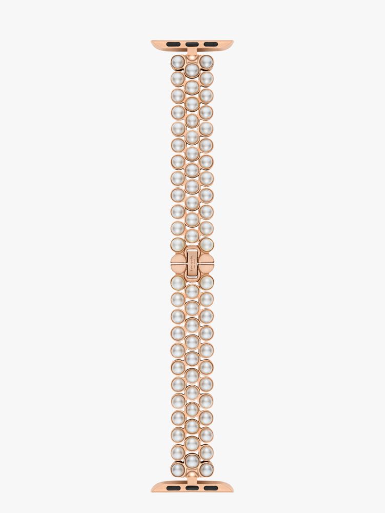 Kate Spade Pearl Gold-tone Stainless Steel 38/40mm Band For Apple Watch®. 5