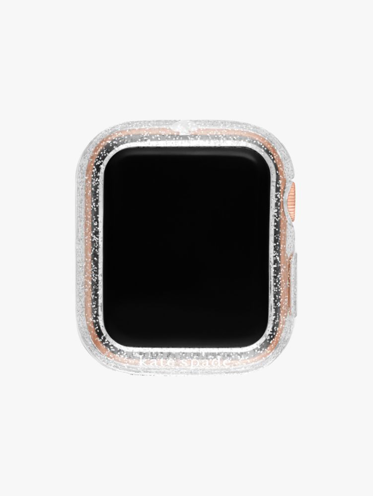 Silver Glitter Jelly 40mm Case Band Set For Apple Watch Kate