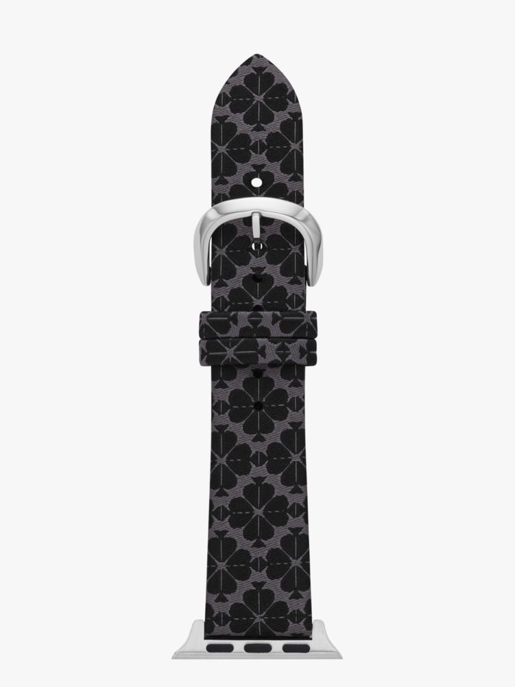 Kate Spade,ブラック ジャカード 38/40/41MM バンド フォー アップル ウォッチ,apple watch バンド,
