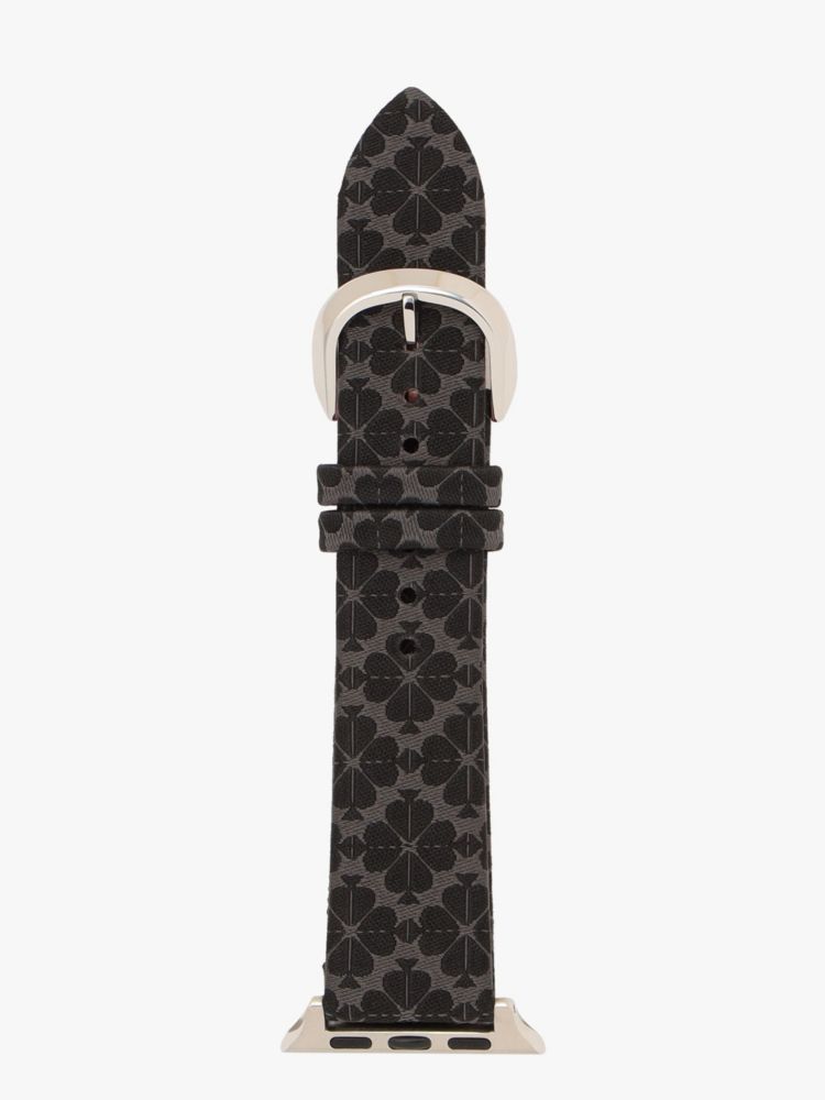 Kate Spade,ブラック ジャカード 38/40/41MM バンド フォー アップル ウォッチ,apple watch バンド,