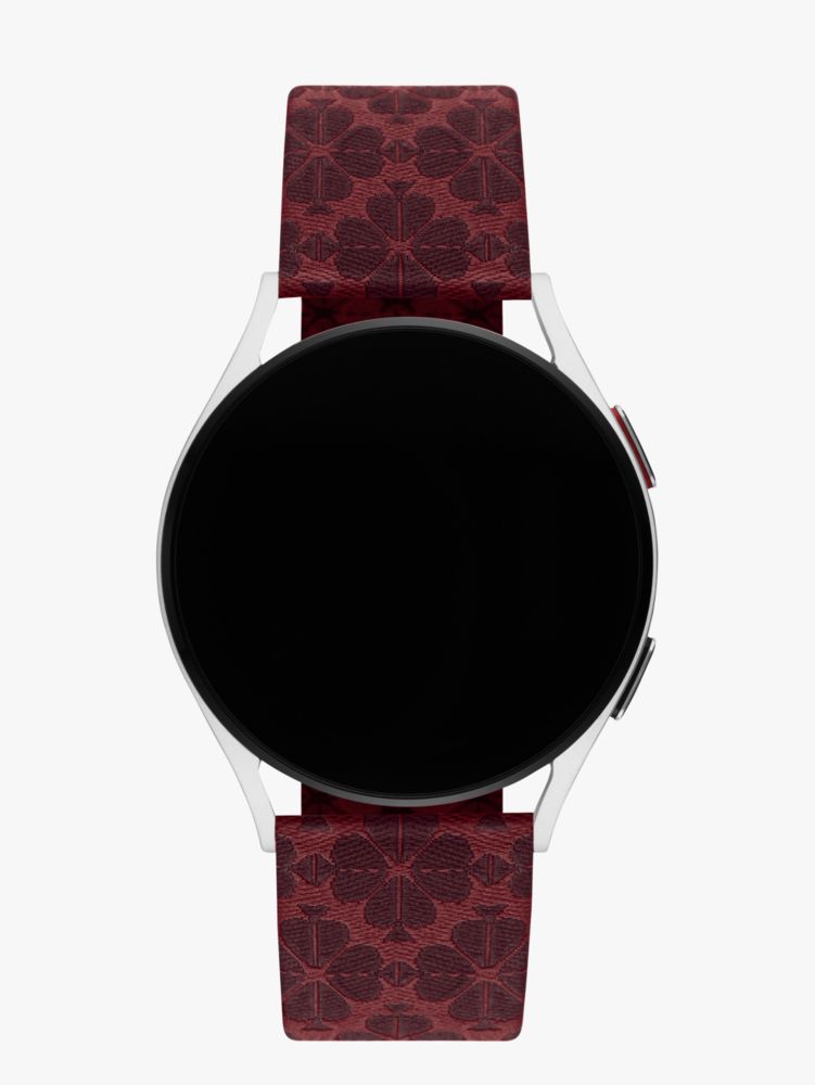 Kate Spade,バーガンディ ジャカード 38/40/41MM バンド フォー アップル ウォッチ,apple watch バンド,
