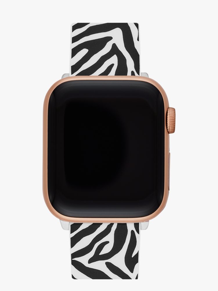 Zebra Stripe Silicone 38/40/41mm Band For Apple Watch® | Kate