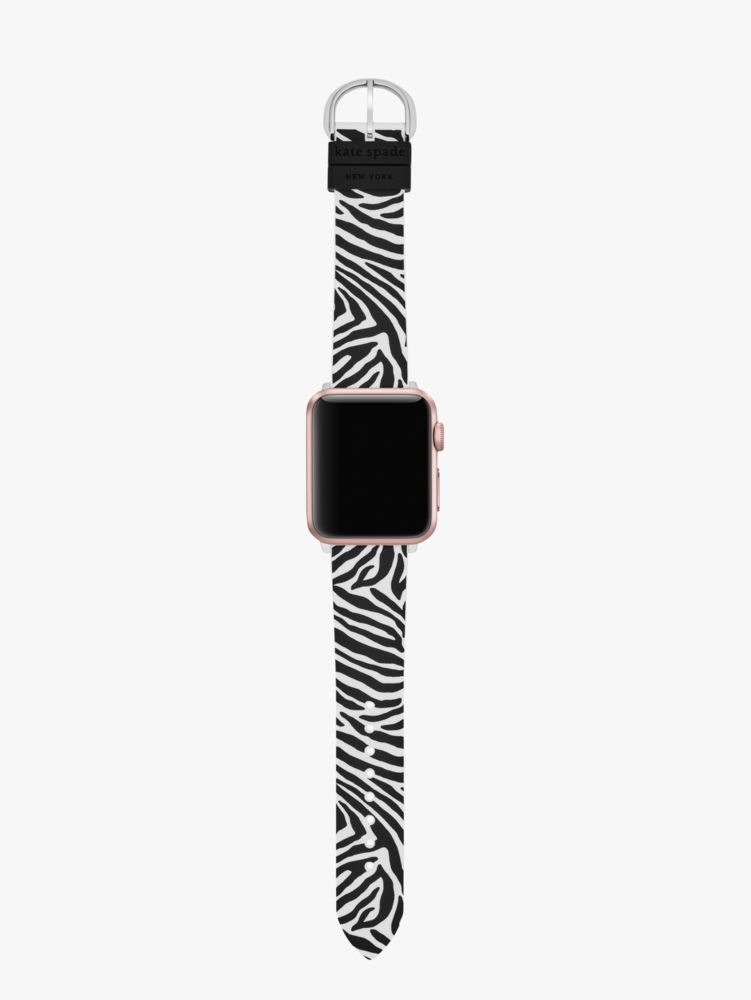 Zebra Stripe Silicone 38/40/41mm Band For Apple Watch® | Kate