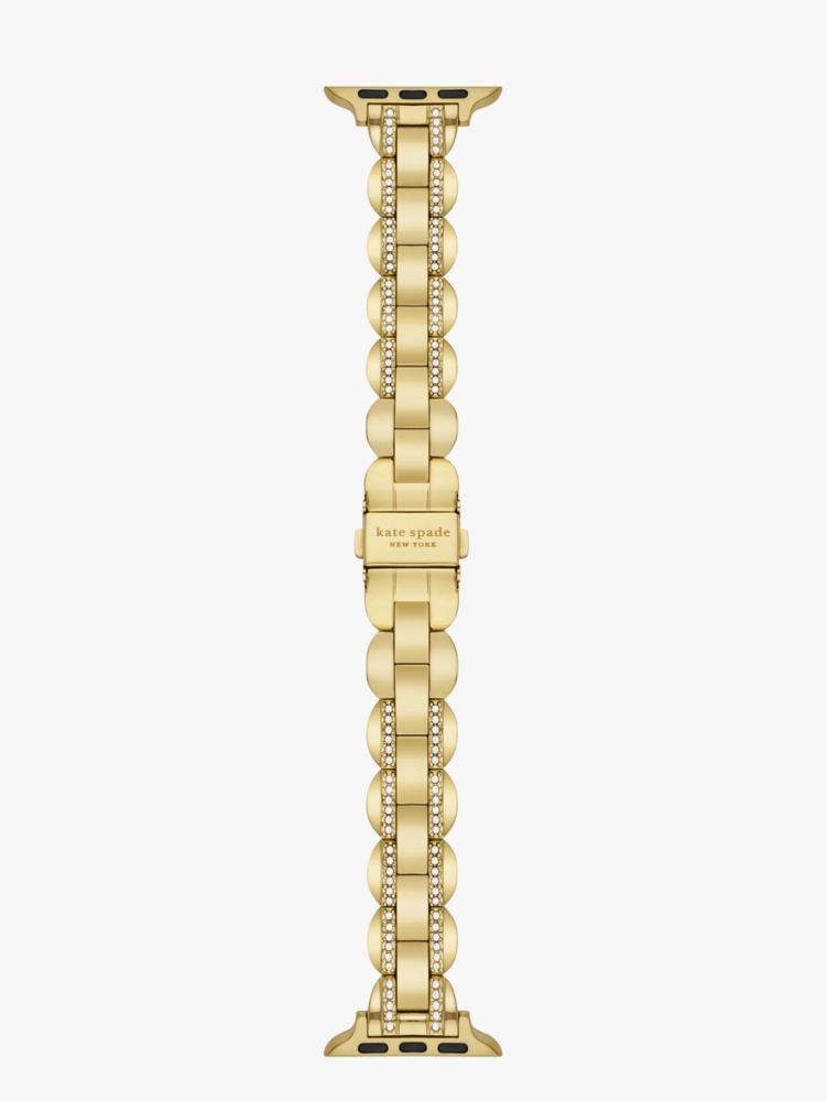 Gold Pavé Scallop Link 38/40mm Band For Apple Watch® | Kate Spade