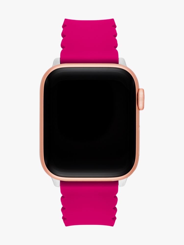 Pink Scalloped Silicone 38 49mm Band For Apple Watch® | Kate Spade 