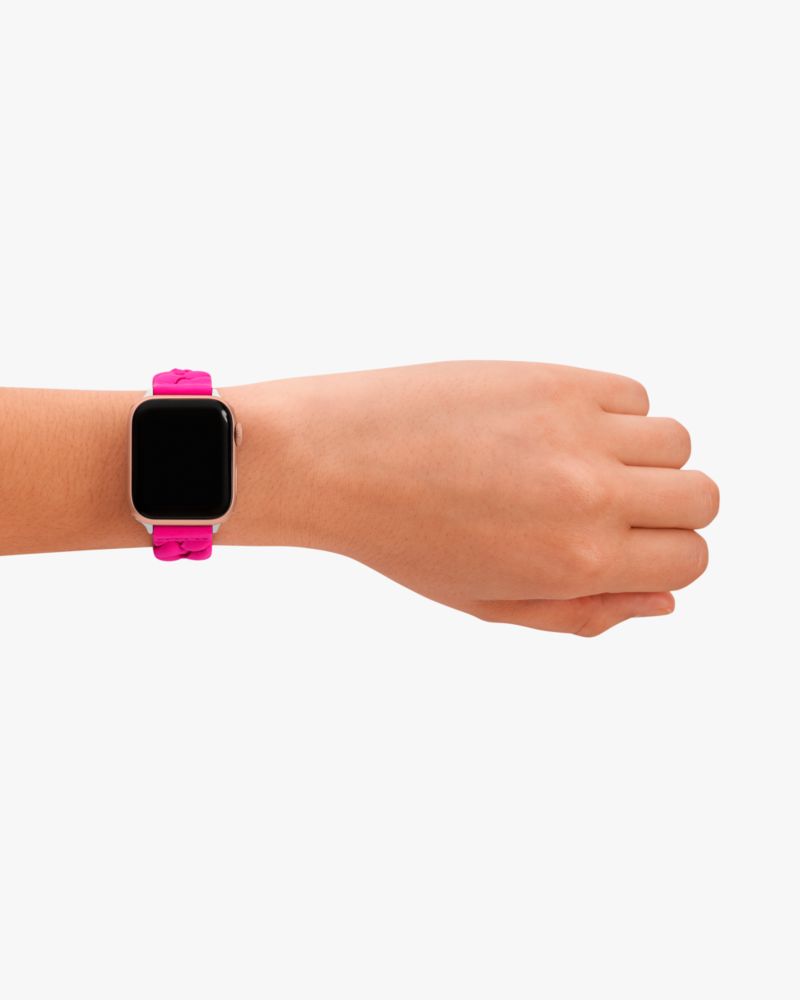 Kate Spade,Braided Leather 38-49mm Band For Apple Watch®,Pink